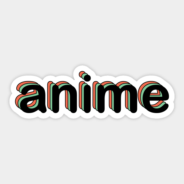 anime Sticker by wordnani